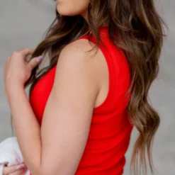 Lightly Ribbed Layering Tank -Women's Clothing Store untitled 0991