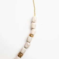 Bel Koz Mixed Elongated Clay Bead Necklace -Women's Clothing Store untitled 1003 543266