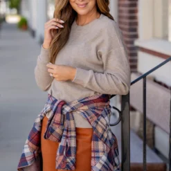 Heathered Long Sleeve Tee