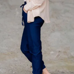 Betsey's Classy Tie Joggers -Women's Clothing Store untitled 1074