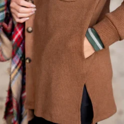 Thermal Side Slit Shacket -Women's Clothing Store untitled 1080 52e17aa7 1392 4dc0 bbc9 4703198234ef