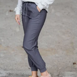 Betsey's Classy Tie Joggers -Women's Clothing Store untitled 1118