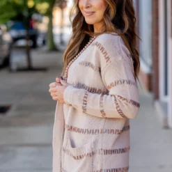 Multi Color Stitch Accented Cardigan 23 Multi Color Stitch Accented Cardigan -Women's Clothing Store untitled 1161 d26417ba 9525 48c0 8e75 68923cbe0b28