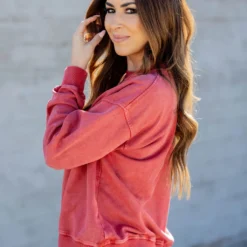 Acid Washed Crewneck Sweatshirt -Women's Clothing Store untitled 1195 c9fe446f eb59 487b 9888 2a4f1c1b61f6