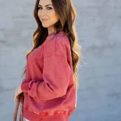 Acid Washed Crewneck Sweatshirt -Women's Clothing Store untitled 1201 fe19703c 3763 48bc 9f68 2dd1cd511d46