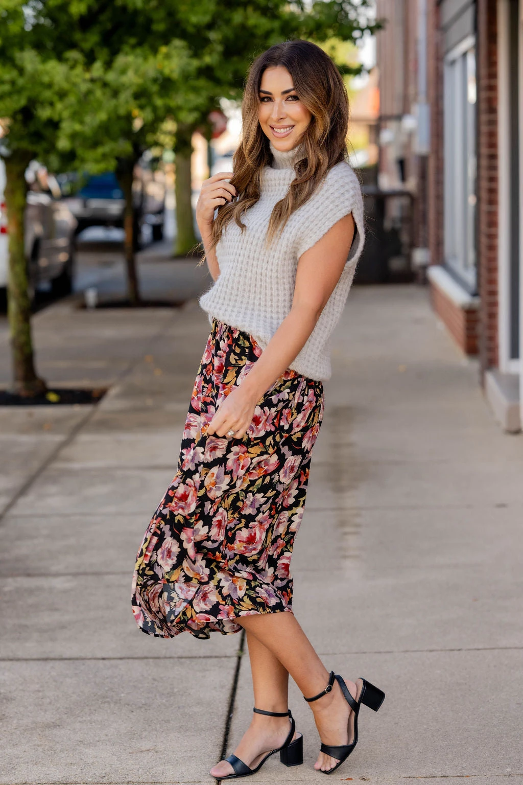 Flawless Floral Midi Skirt 2 Flawless Floral Midi Skirt - Image 2