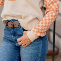 Checkered Cowgirl Sweater -Women's Clothing Store untitled 1214 99ed5a1d da53 4611 ae88 574c38df1831