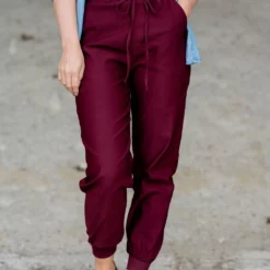 Betsey's Classy Tie Joggers -Women's Clothing Store untitled 1235