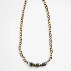 Bel Koz Simple Elongated Clay Bead Necklace 8 Bel Koz Simple Elongated Clay Bead Necklace -Women's Clothing Store untitled 1243 637510