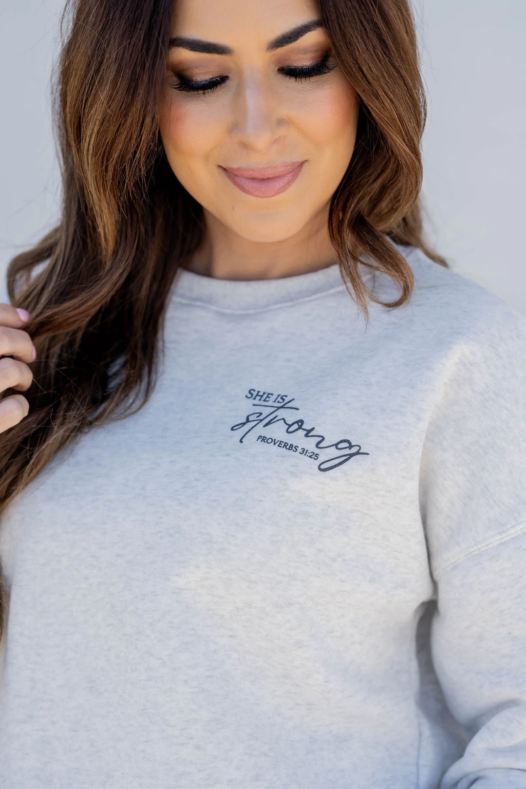 She Is Strong Graphic Crewneck 8 She Is Strong Graphic Crewneck - Image 8