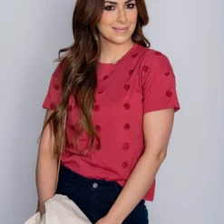 Monochrome Dotted Tee -Women's Clothing Store untitled 1414 a236f6fa 19d0 4909 b7a7 937d2f2d60c1