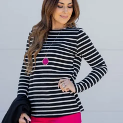 Striped Cotton Long Sleeve Tee 25 Striped Cotton Long Sleeve Tee -Women's Clothing Store untitled 1420 2cb583d7 5d47 4c8e baee 96ea00c22ea9