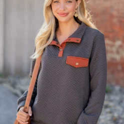 Color Pop Quilted Pullover Sweatshirt -Women's Clothing Store untitled 1435 70e55c39 547a 45a0 960a 0b6fbcff2c17