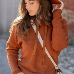 Thermal Hooded Sweatshirt -Women's Clothing Store untitled 1455 d0e5e81e 9d83 4943 916e 5e66d29411a6