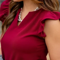 Flutter Trim V Blouse 34 Flutter Trim V Blouse -Women's Clothing Store untitled 1500 dc1a72cd 01a2 44cb ace7 d0849da27f6b