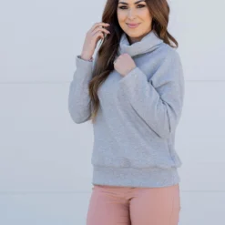 Subtle Textured Cowl Neck Sweatshirt 21 Subtle Textured Cowl Neck Sweatshirt -Women's Clothing Store untitled 1550
