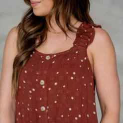 Spotted Button Accented Midi Dress 22 Spotted Button Accented Midi Dress -Women's Clothing Store untitled 1607 c42dbebe a1f9 4c2e a37e ec3cef55848d