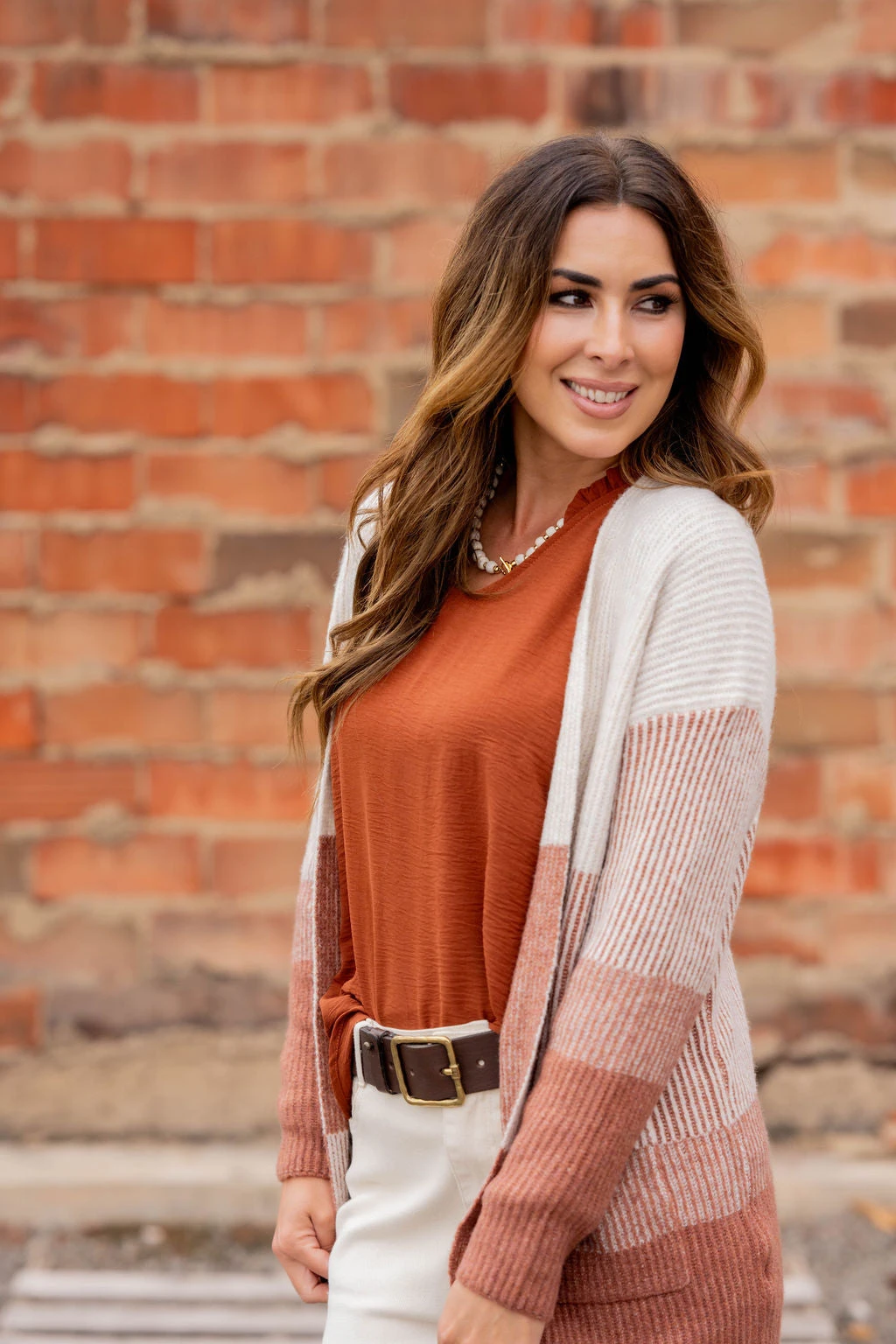 Ombre Blocked Knit Cardigan 3 Ombre Blocked Knit Cardigan - Image 3