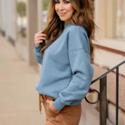 Mama Embossed Crewneck -Women's Clothing Store untitled 1695 a10cb8fa 9472 4710 ab43 82325649cf31