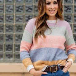 Pure Fate Striped Sweater