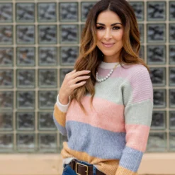 Pure Fate Striped Sweater 24 Pure Fate Striped Sweater -Women's Clothing Store untitled 1734