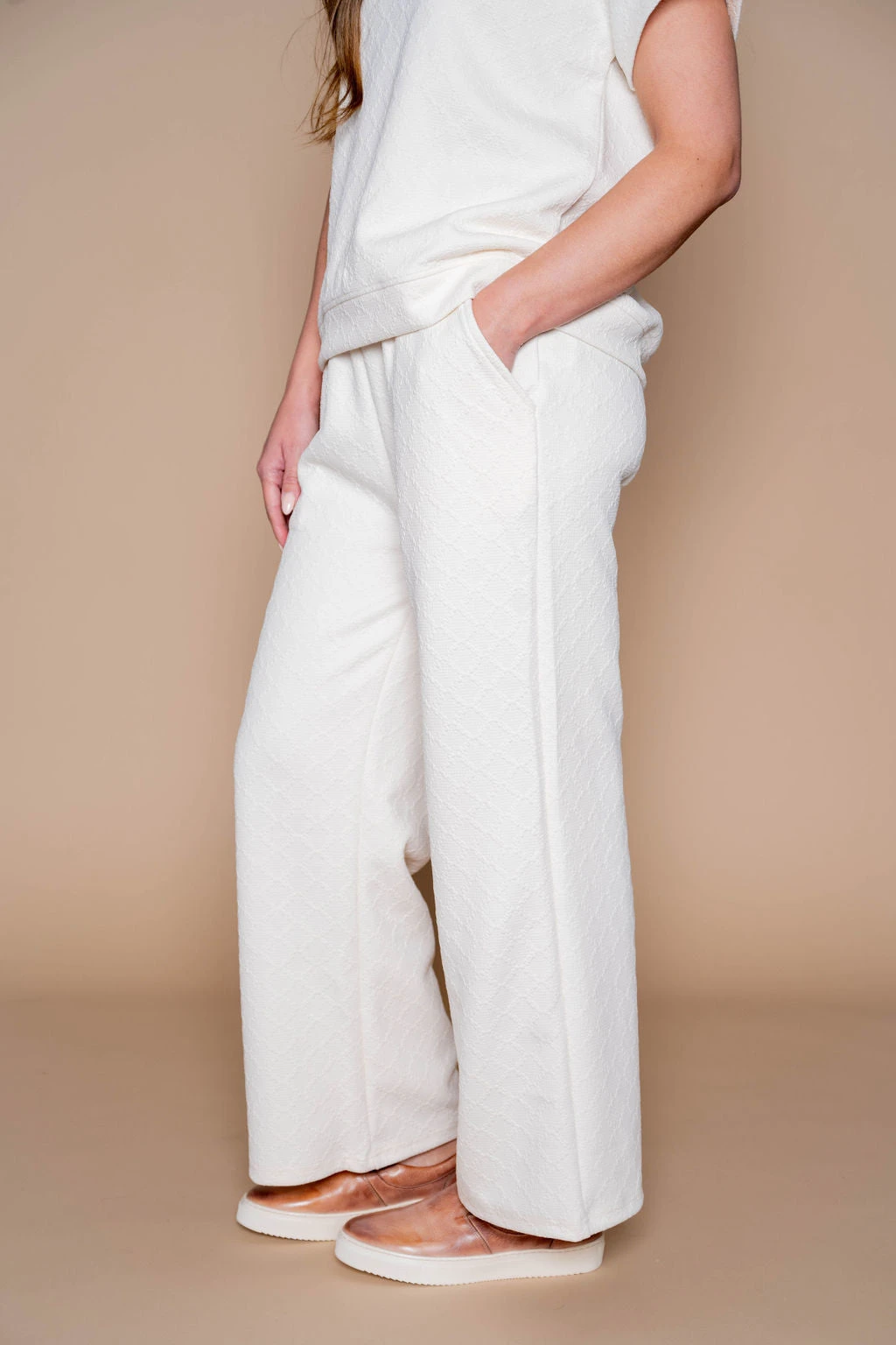 Subtle Argyle Relaxed Bottom Pants 6 Subtle Argyle Relaxed Bottom Pants - Image 6