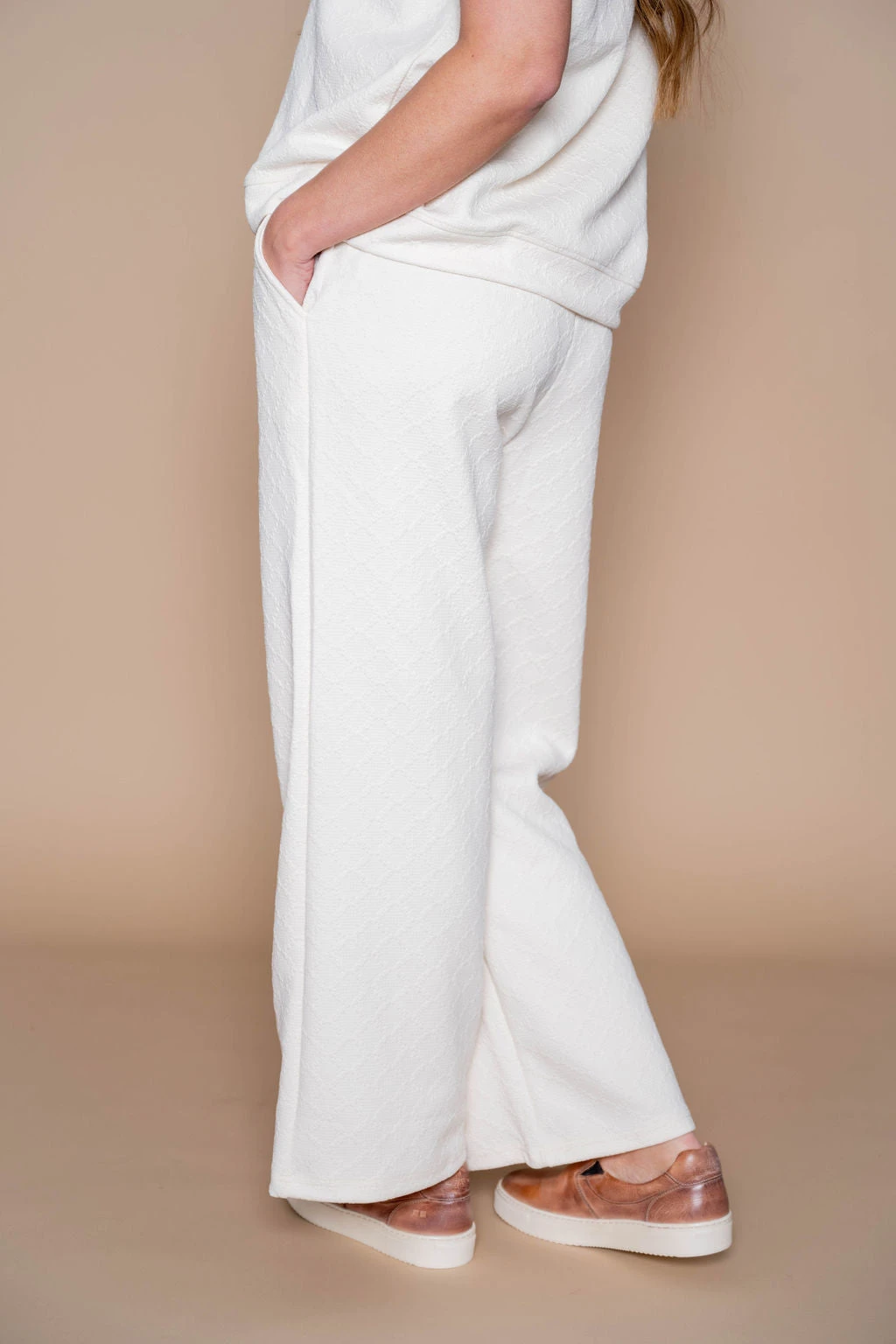 Subtle Argyle Relaxed Bottom Pants 7 Subtle Argyle Relaxed Bottom Pants - Image 7