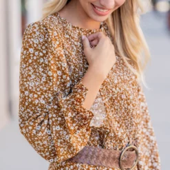 Mini Blooms Ruched Top Dress 31 Mini Blooms Ruched Top Dress -Women's Clothing Store untitled 1799 2