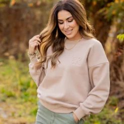 Believer Embossed Crewneck -Women's Clothing Store untitled 1896 a418a331 78ff 4000 b587 34d05d8a112f