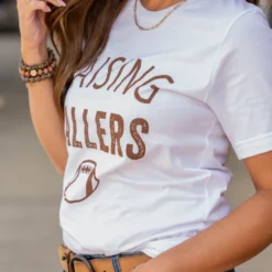 Raising Ballers Graphic Tee -Women's Clothing Store untitled 2 151