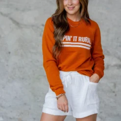 Keepin' It Rural Graphic Crewneck 9 Keepin' It Rural Graphic Crewneck -Women's Clothing Store untitled 2 153
