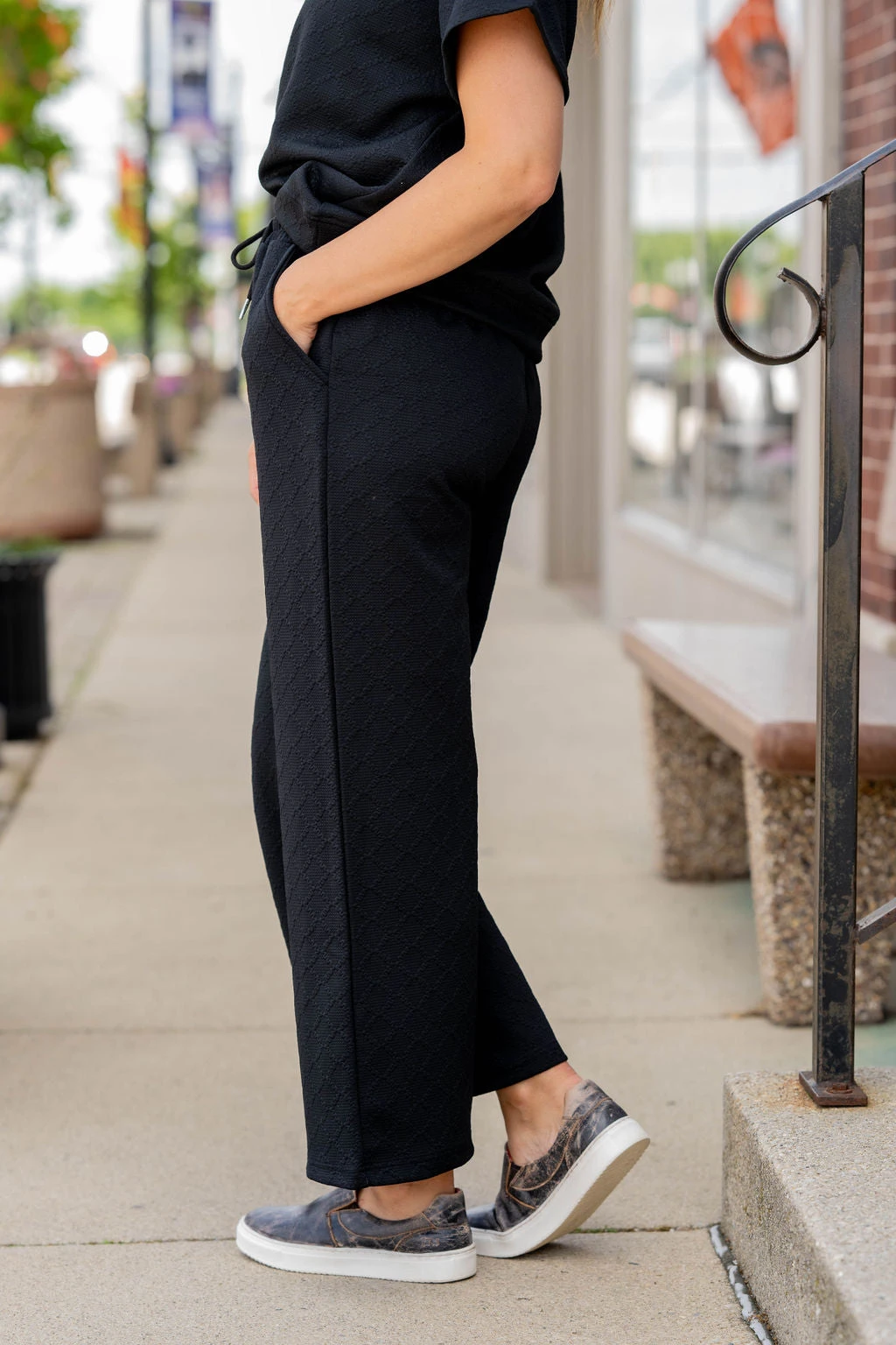 Subtle Argyle Relaxed Bottom Pants 20 Subtle Argyle Relaxed Bottom Pants - Image 20