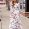 Stunning Floral Tiered Maxi Dress