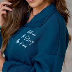 Be Brave Quarter Zip Pullover 10 Be Brave Quarter Zip Pullover -Women's Clothing Store untitled 2 197