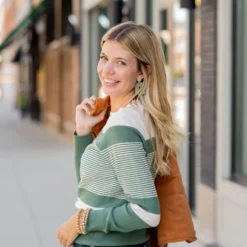 Mixed Stripes Thermal Sweater -Women's Clothing Store untitled 2 198 d7e87147 fde0 4b70 a4a8 7cf5a558efb4