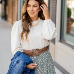 Bold Textured Cinched Sleeve Blouse -Women's Clothing Store untitled 2 203 c5ccc6da 9e01 4bb5 87f2 2e30860616f2