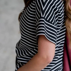 Striped Tri Button Relaxed Tee -Women's Clothing Store untitled 2 22 2c32ab41 ffb3 4585 b6a8 f2e424ff59ea