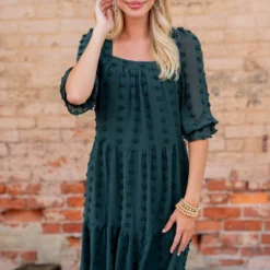 Textured Dot Tiered Half Sleeve Dress -Women's Clothing Store untitled 2 236 837d354d d266 46f6 9484 2799194722bb