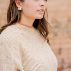 Solid Trim Knit Sweater 9 Solid Trim Knit Sweater -Women's Clothing Store untitled 2 397