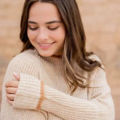 Solid Trim Knit Sweater 10 Solid Trim Knit Sweater -Women's Clothing Store untitled 2 399