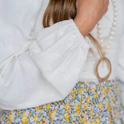 Subtle Floral Sleeve Blouse -Women's Clothing Store untitled 2 43