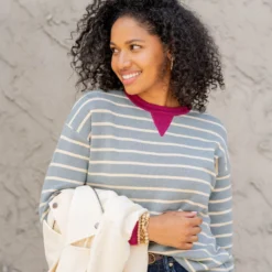 Color Pop Striped Sweater -Women's Clothing Store untitled 2 510