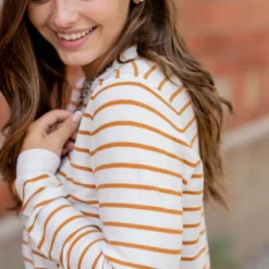 Everyday Striped Sweater Tee -Women's Clothing Store untitled 2 538