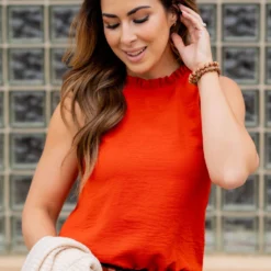 Classic Cinched Neck Tank -Women's Clothing Store untitled 2029 90dde37b 0cfc 4c8b b83a 439788bce358