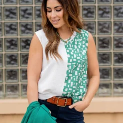 Blocked Confetti Accented Tank 35 Blocked Confetti Accented Tank -Women's Clothing Store untitled 2068 43f6e840 a516 422c 9912 8a7902b2b3cf