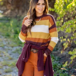 Harvest Striped Sweater