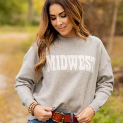 Midwest Heathered Sweater
