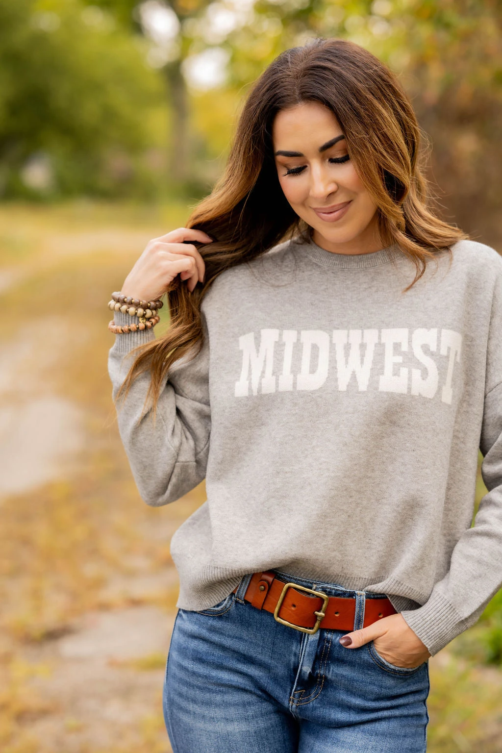 Midwest Heathered Sweater 2 Midwest Heathered Sweater - Image 2