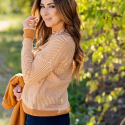 Textured Stripes Pocket Sweater -Women's Clothing Store untitled 2223 512551af d014 4217 b6f5 130cad05bf0d