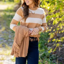 Simple Thick Striped Sweater -Women's Clothing Store untitled 2249 866585fc 9434 4c34 bfec d5e3f3209a65